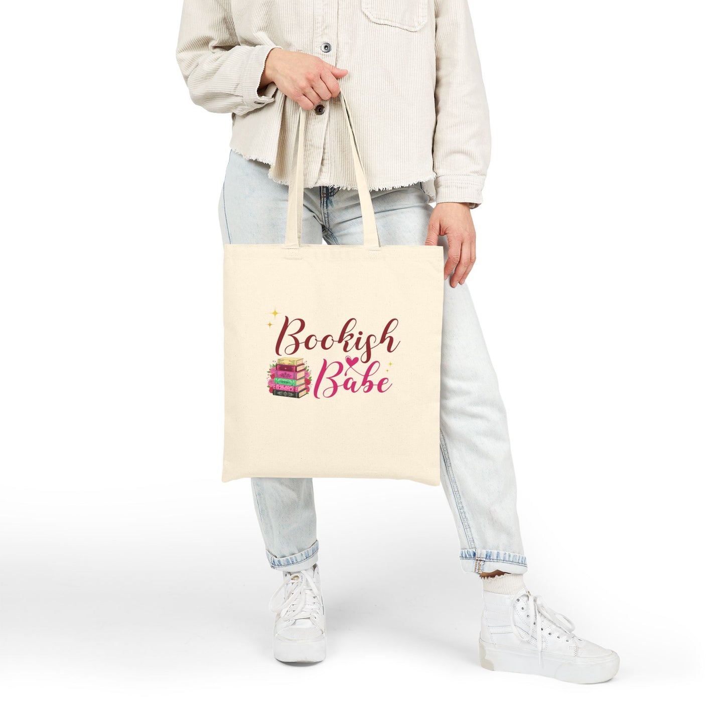 Bookish Babe Canvas Tote Bag