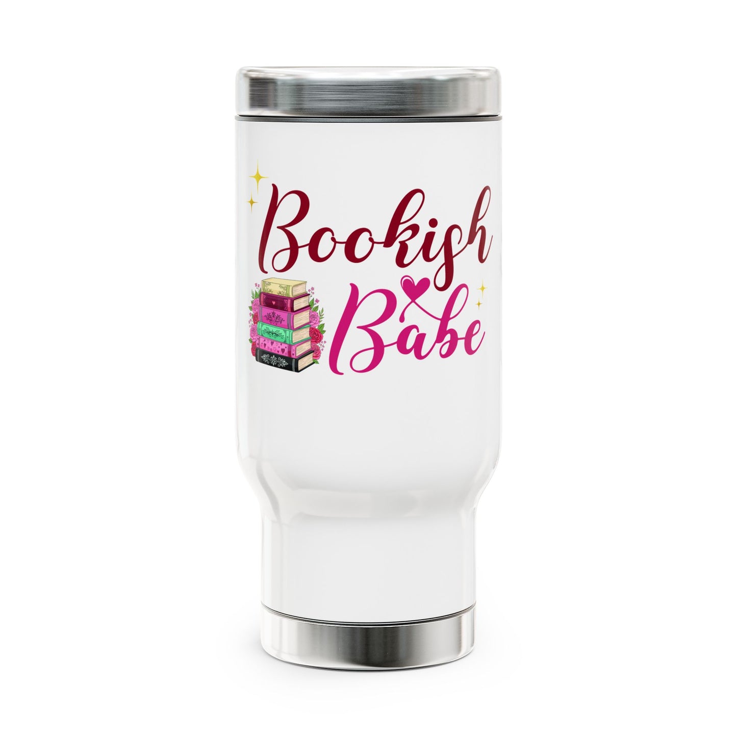 Bookish Babe Stainless Steel Travel Mug