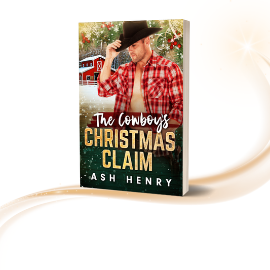 The Cowboy's Christmas Claim - Signed Special Edition Paperback (Color Chapter Pages)