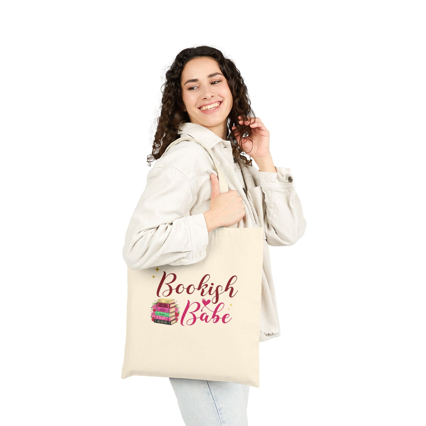 Bookish Babe Canvas Tote Bag