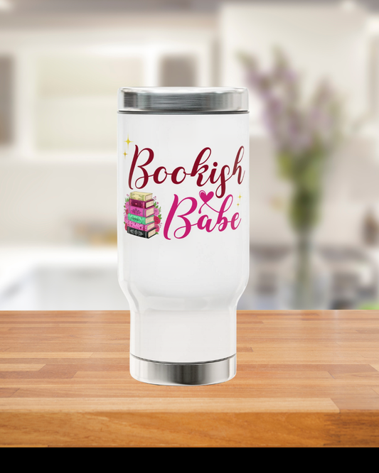 Bookish Babe Stainless Steel Travel Mug